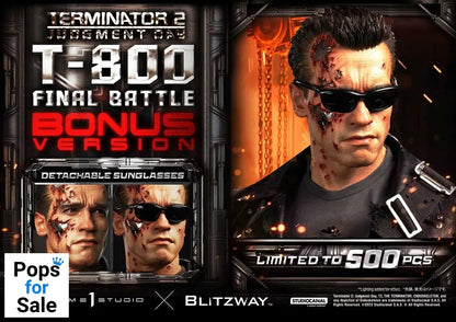 Terminator 2 Museum Masterline Series Statue 1/3 T-800 Final Battle Deluxe Bonus Version 75 cm