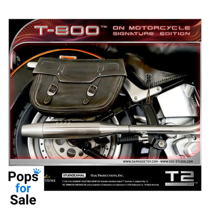 Terminator 2 Statue T-800 On Motorcycle Limited Signature Edition Exclusive 70 cm