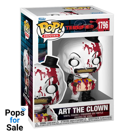 Terrifier 2 POP! Movies Vinyl Figure Art the Clown with Candy Filled Head 9 cm