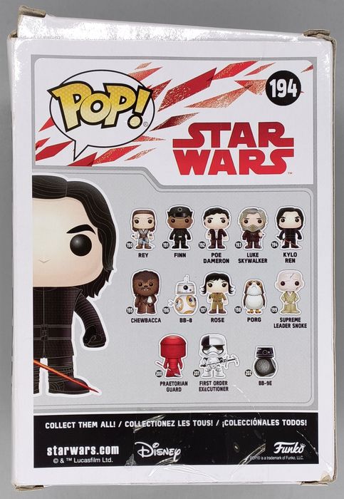 194 Kylo Ren - Star Wars - Funko POP - Box Damaged