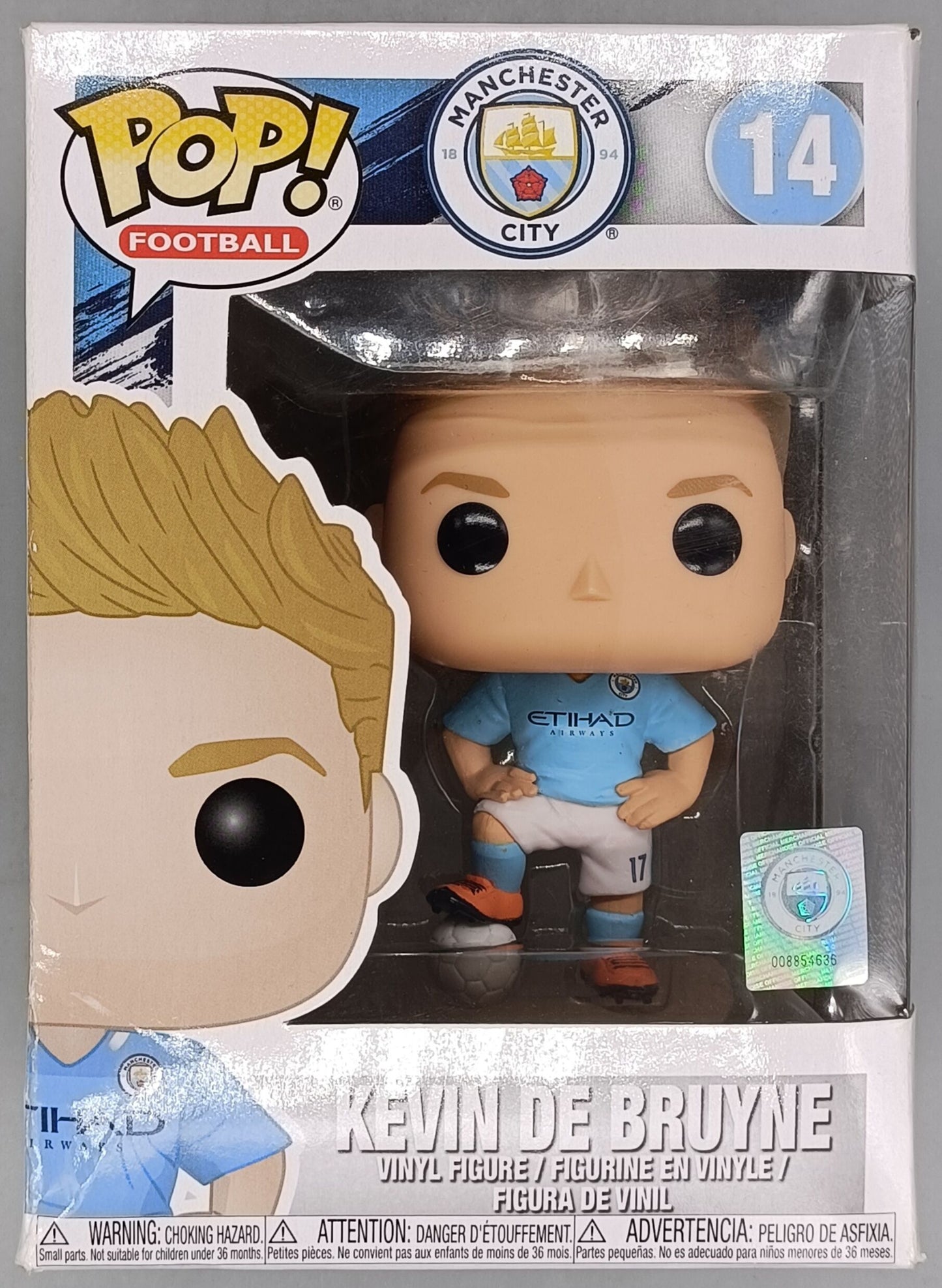 14 Kevin De Bruyne - Manchester City - Box Damaged Funko POP
