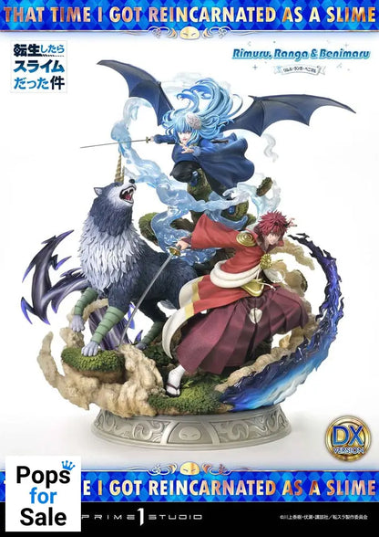 That Time I Got Reincarnated as a Slime Concept Masterline Series Statue 1/6 Rimuru, Ranga and Benimaru Deluxe Version 59 cm