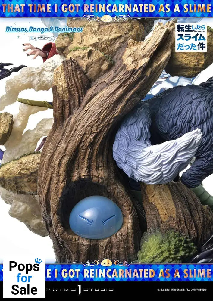That Time I Got Reincarnated as a Slime Concept Masterline Series Statue 1/6 Rimuru, Ranga and Benimaru Deluxe Version 59 cm