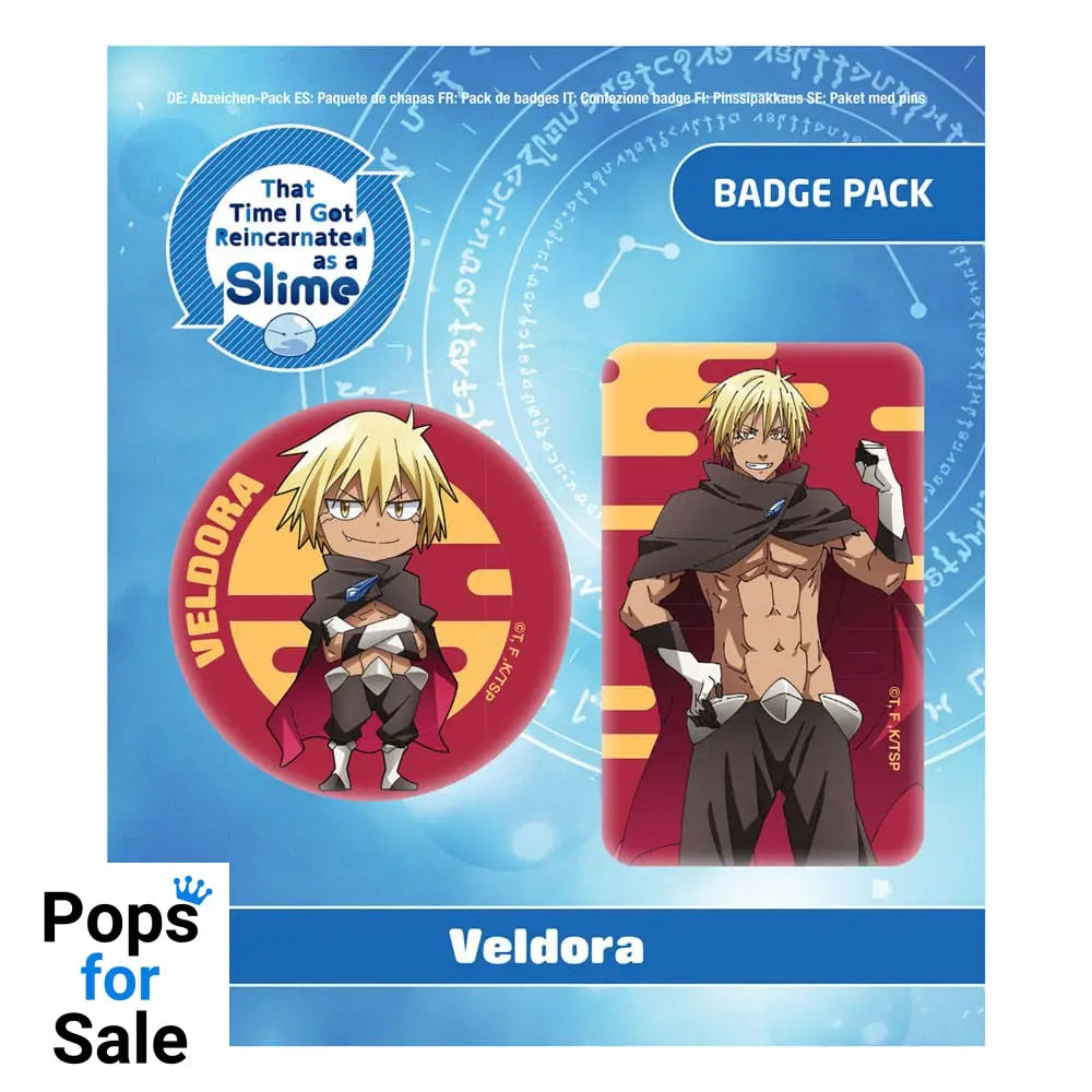 That Time I Got Reincarnated as a Slime Pin Badges 2-Pack Veldora Human Form Pins & Brooches