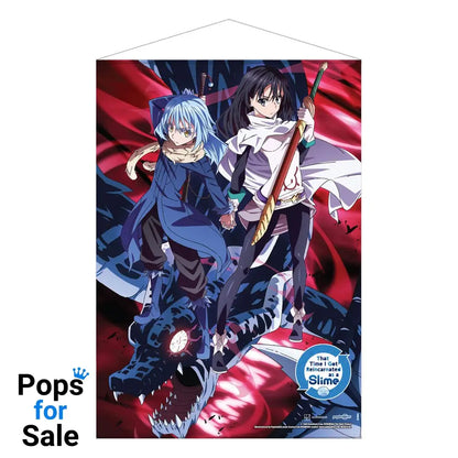That Time I Got Reincarnated as a Slime Wallscroll Rimuru, Shizue and Veldora The Storm Dragon 50 x 70 cm