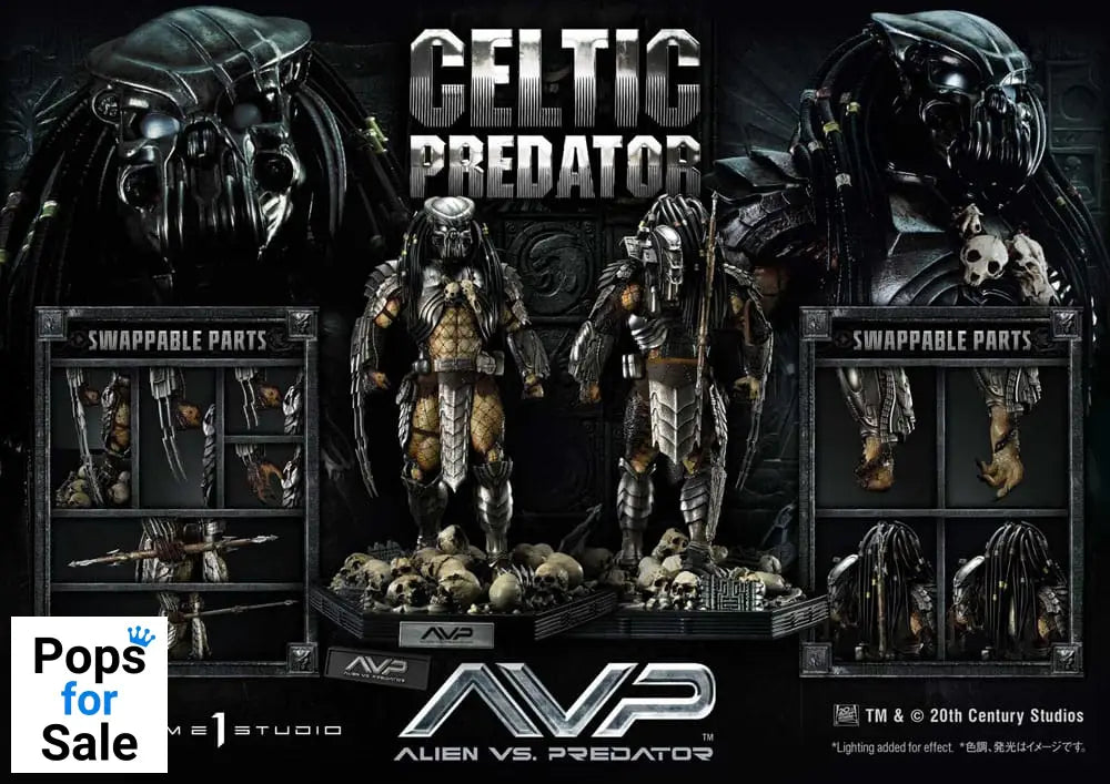 The Alien vs. Predator Museum Masterline Series Statue 1/3 Celtic Predator 95 cm