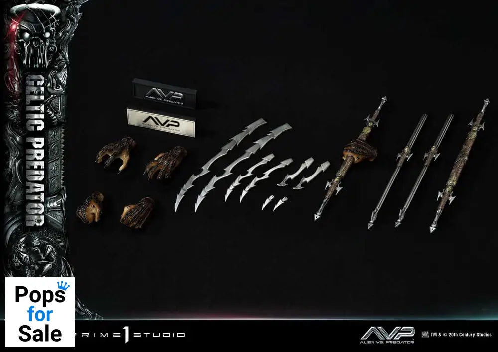 The Alien vs. Predator Museum Masterline Series Statue 1/3 Celtic Predator 95 cm