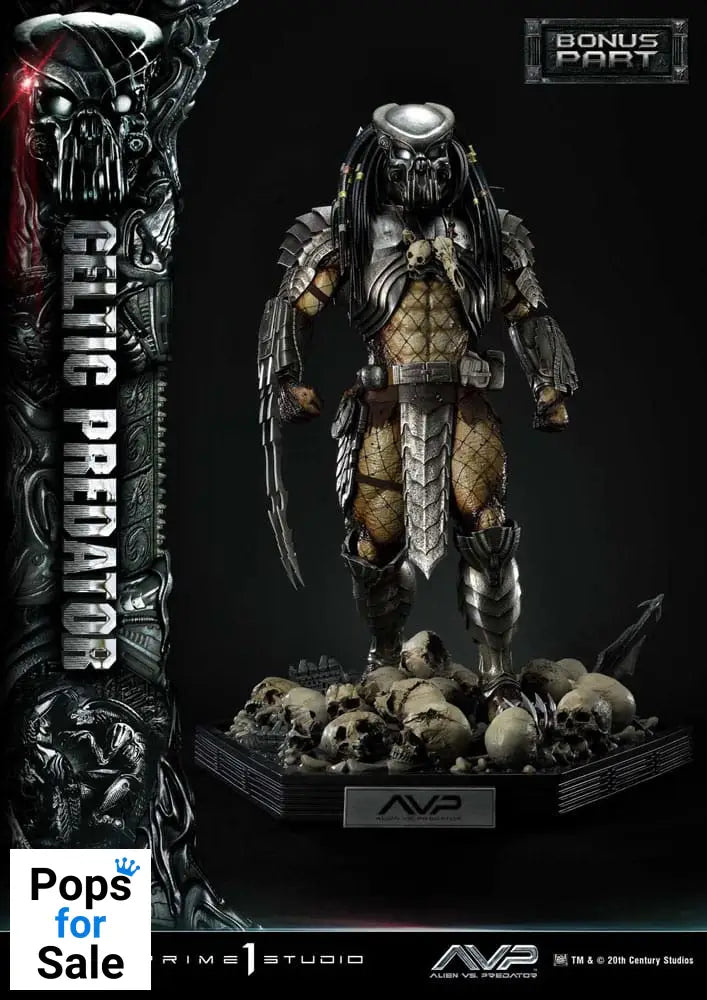 The Alien vs. Predator Museum Masterline Series Statue 1/3 Celtic Predator Bonus Ver. 95 cm Statues