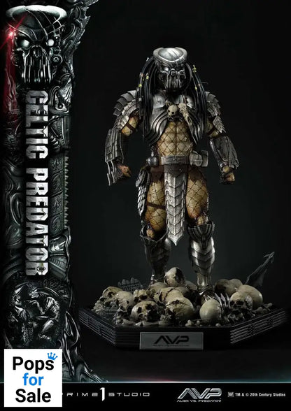 The Alien vs. Predator Museum Masterline Series Statue 1/3 Celtic Predator Bonus Ver. 95 cm