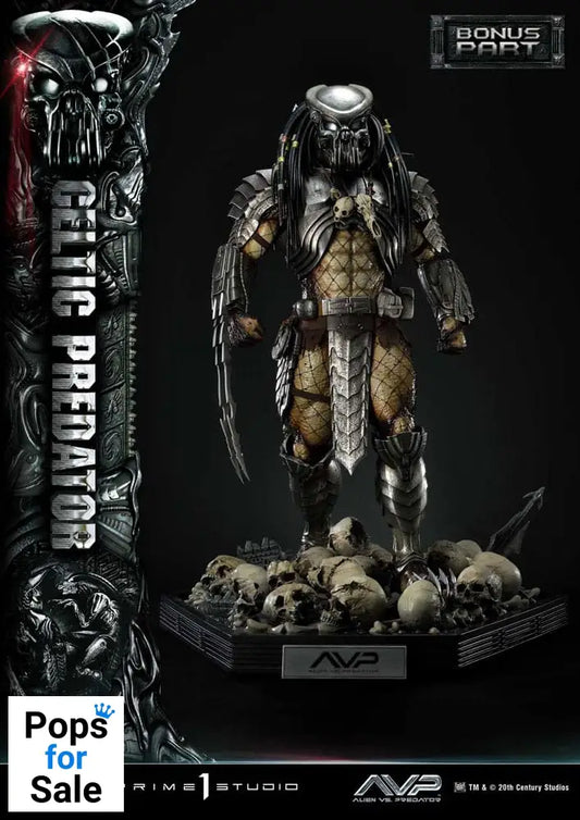 The Alien vs. Predator Museum Masterline Series Statue 1/3 Celtic Predator Bonus Ver. 95 cm