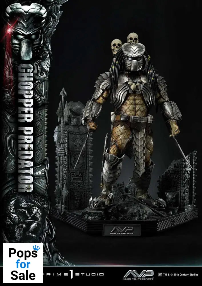 The Alien vs. Predator Museum Masterline Series Statue 1/3 Chopper Predator 103 cm