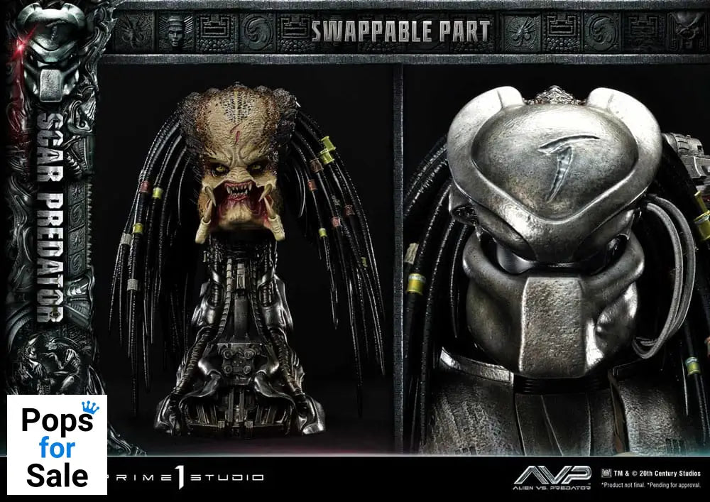 The Alien vs. Predator Museum Masterline Series Statue 1/3 Scar Predator 93 cm Statues