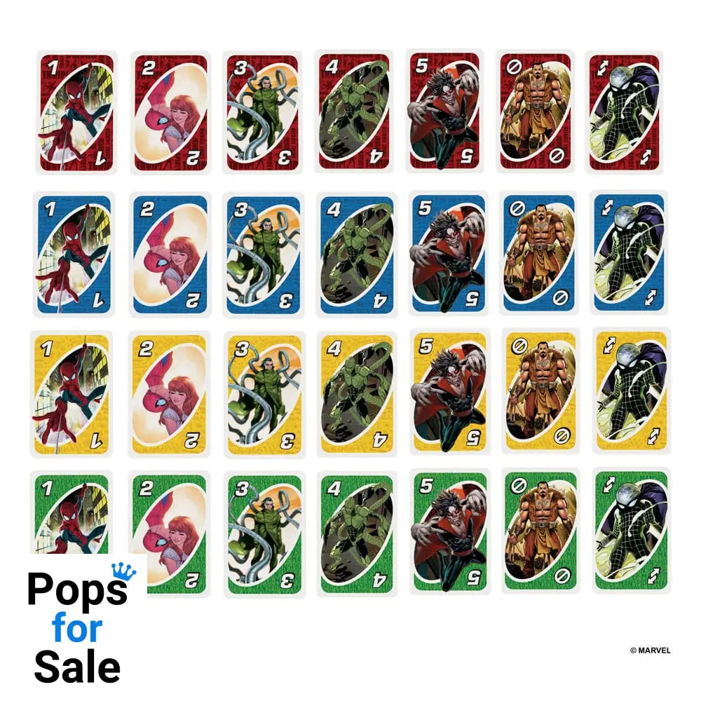 The Amazing Spider-Man Card Game UNO