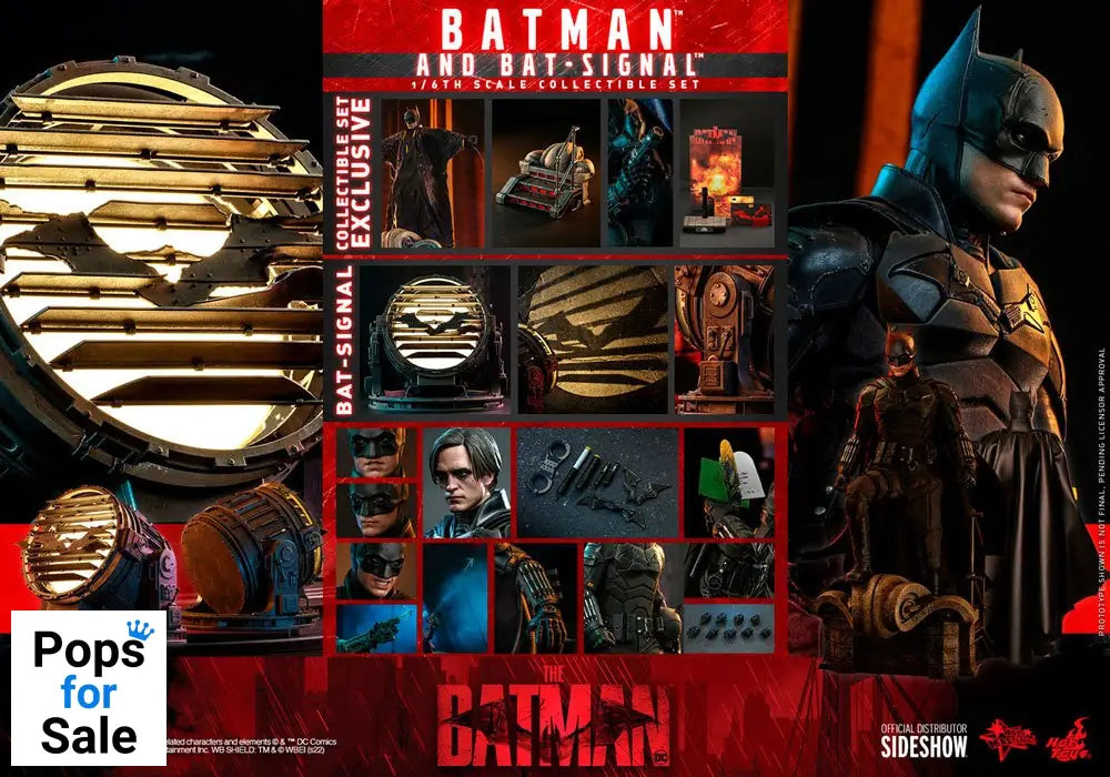 The Batman Movie Masterpiece Action Figure 1/6 Batman with Bat-Signal 31 cm