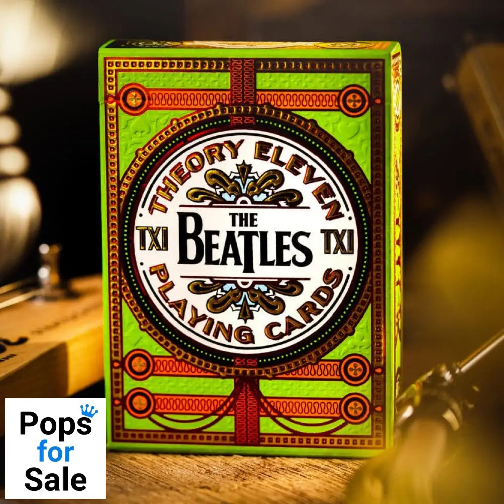 The Beatles Playing Cards Green Version Playing cards