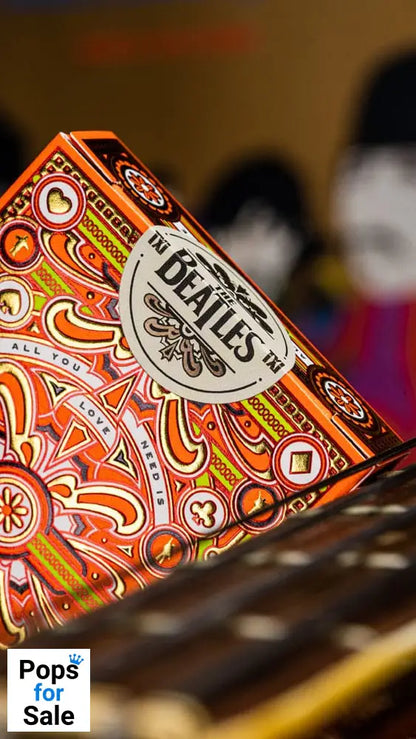 The Beatles Playing Cards Orange Version