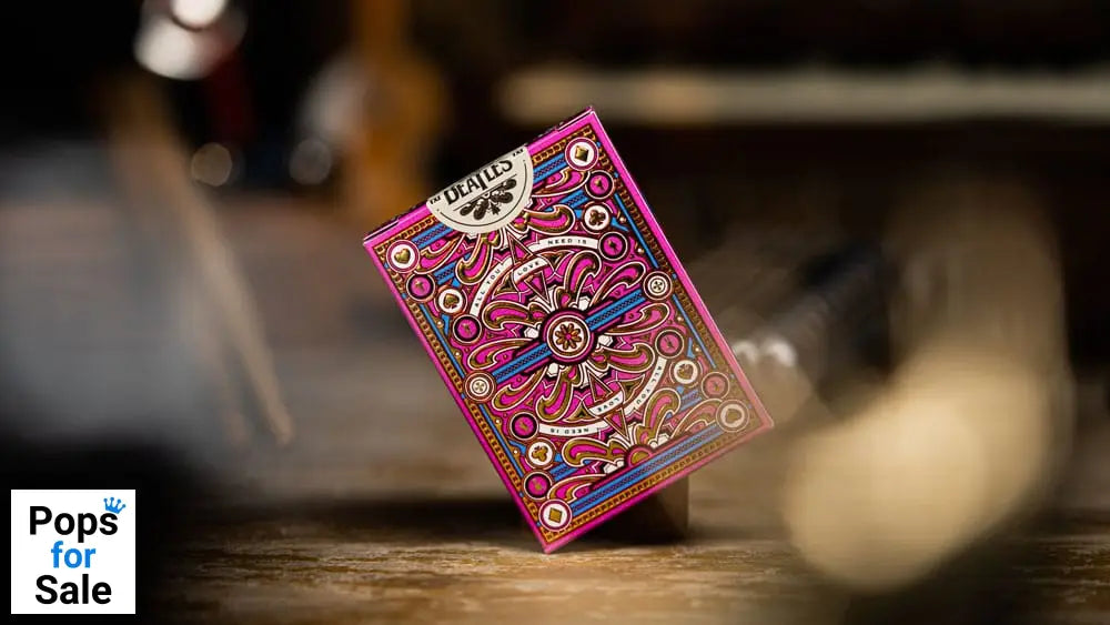 The Beatles Playing Cards Pink Version Playing cards