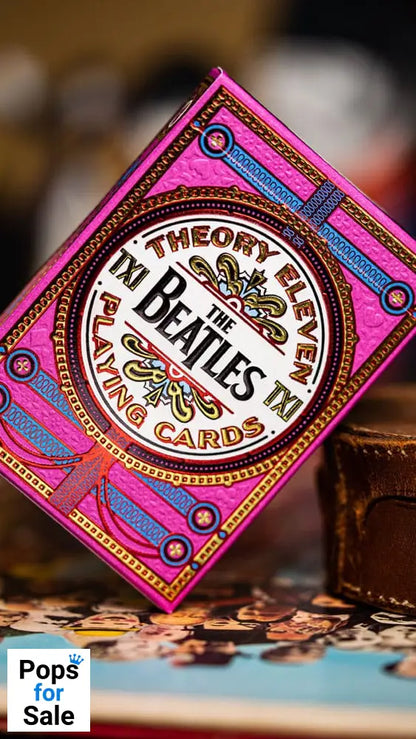 The Beatles Playing Cards Pink Version