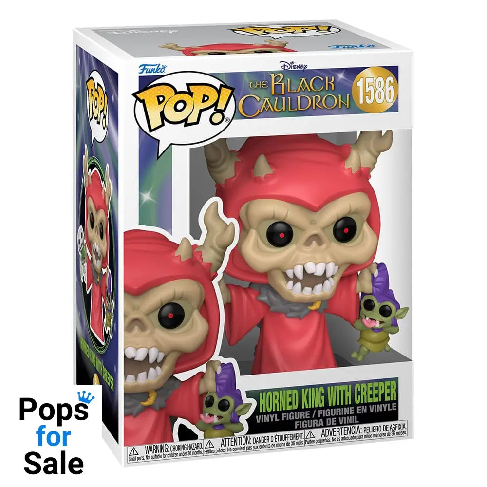 The Black Cauldron POP! Disney Vinyl Figure Horned King w/Creeper 9 cm