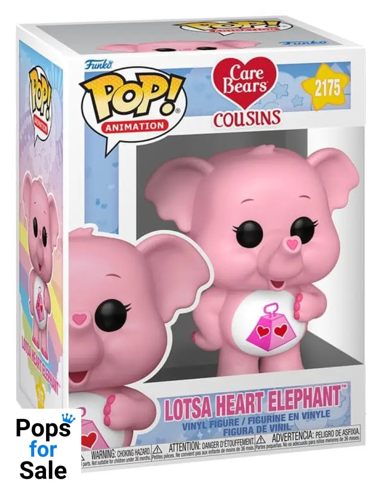 The Care Bears POP! Animation Vinyl Figure Lotsa Heart Elephant 9 cm