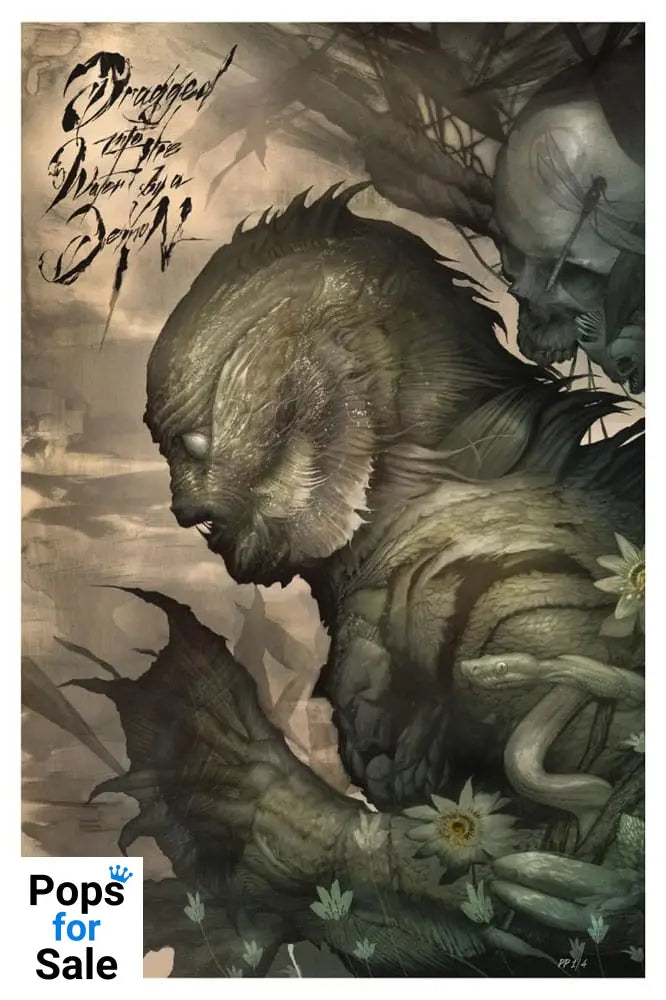 The Creature from the Black Lagoon Art Print Creature from the Black Lagoon by Dan Quintana 61 x 41 cm - unframed