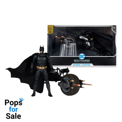 The Dark Knight DC Multiverse Action Figure with Vehicle Batman & The Batpod 18 cm Vehicles