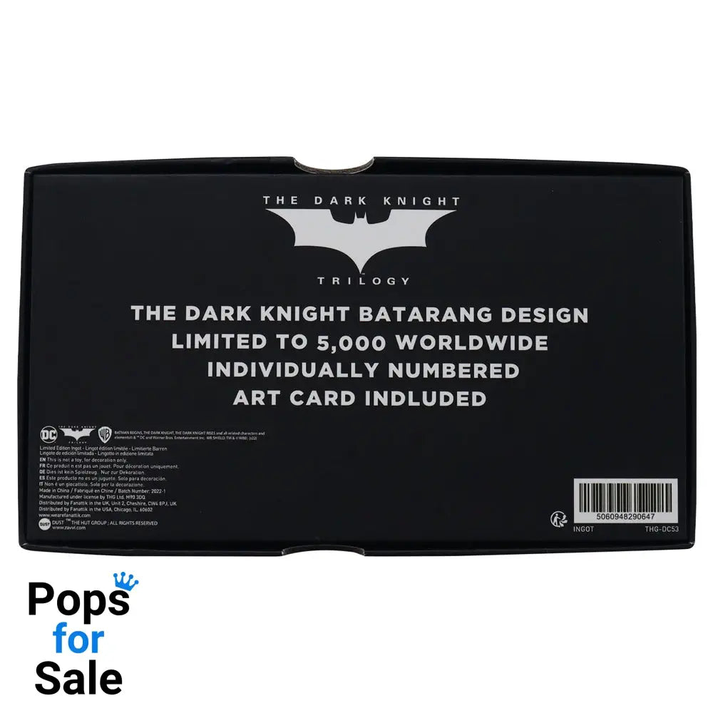 The Dark Knight Replica Batman Batarang Limited Edition 18 cm Replicas