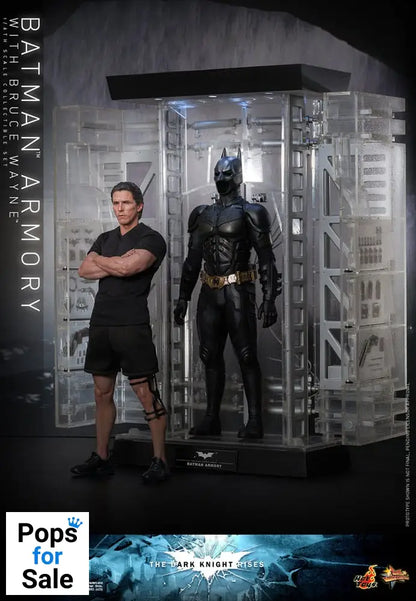 The Dark Knight Rises Movie Masterpiece Action Figures & Diorama 1/6 Batman Armory with Bruce Wayne 30 cm