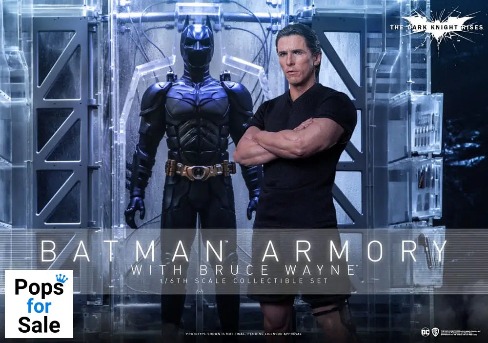 The Dark Knight Rises Movie Masterpiece Action Figures & Diorama 1/6 Batman Armory with Bruce Wayne 30 cm