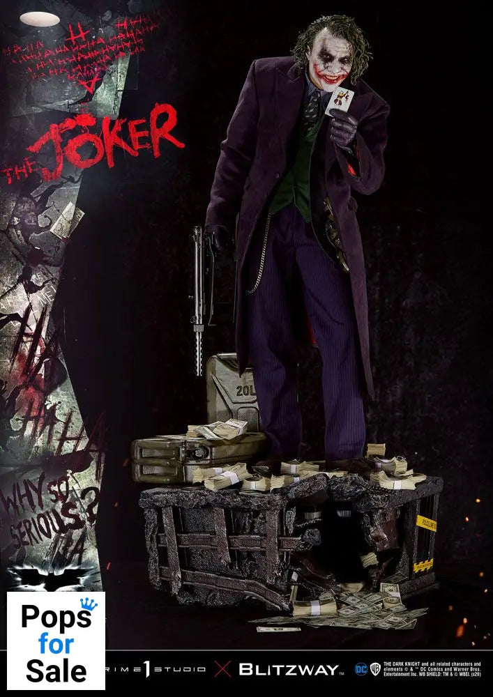 The Dark Knight Statue 1/3 The Joker Bonus Version 72 cm
