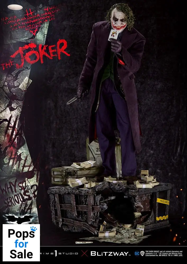 The Dark Knight Statue 1/3 The Joker Bonus Version 72 cm Statues