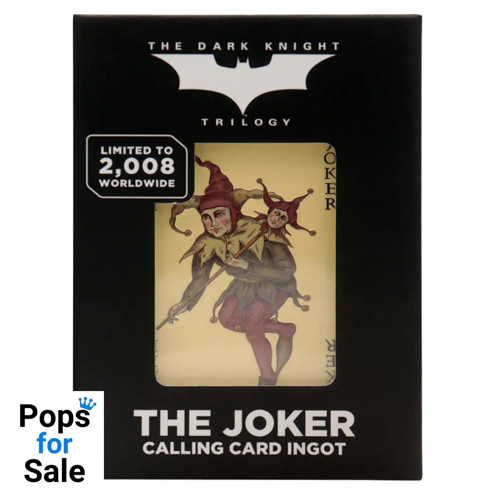 The Dark Knight Trilogy Limited Edition Joker Calling Card Ingot Ingot