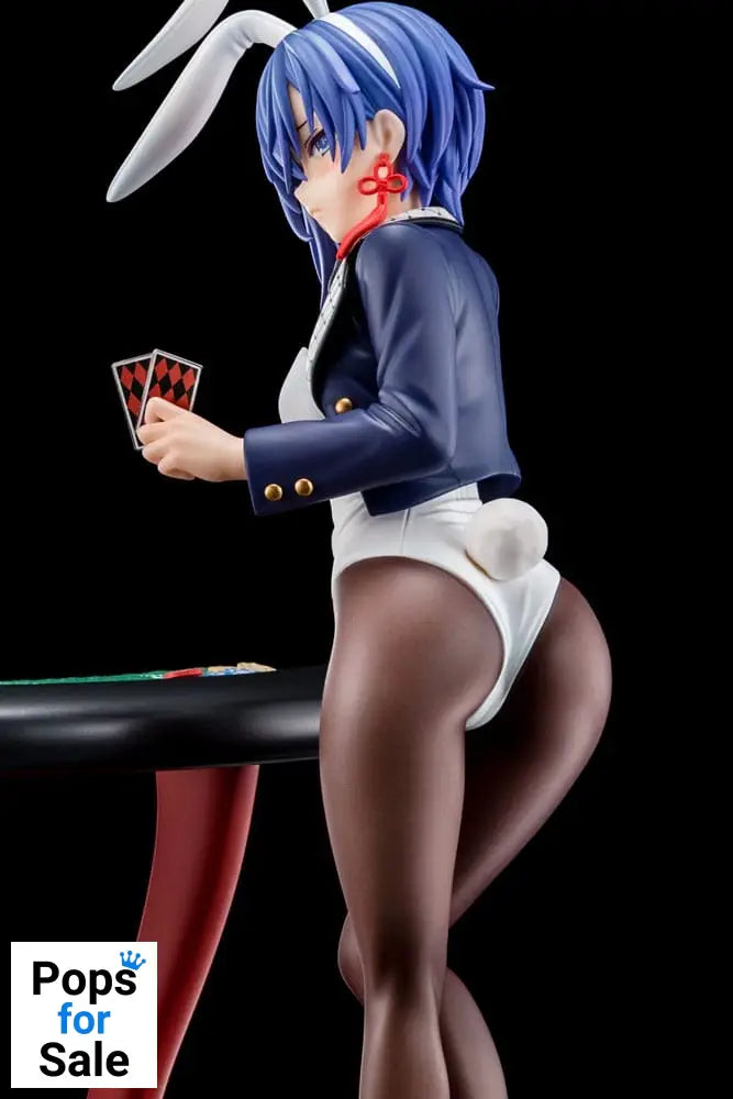 The Demon Sword Master of Excalibur Academy Statue 1/6 Sakuya Sieglinde wearing lapis lazuli blue bunny costume with Nip Slip Gimmick System 25 cm