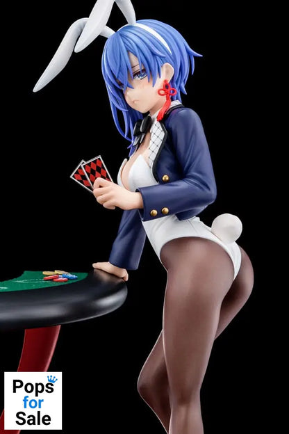 The Demon Sword Master of Excalibur Academy Statue 1/6 Sakuya Sieglinde wearing lapis lazuli blue bunny costume with Nip Slip Gimmick System 25 cm