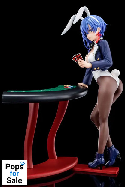 The Demon Sword Master of Excalibur Academy Statue 1/6 Sakuya Sieglinde wearing lapis lazuli blue bunny costume with Nip Slip Gimmick System 25 cm