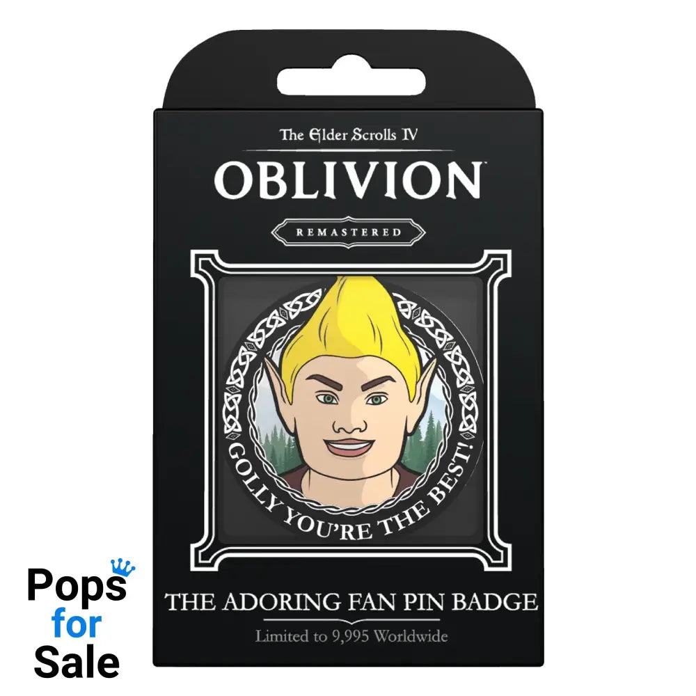 The Elder Scrolls IV: Oblivion  Adoring Fan Pin Badge