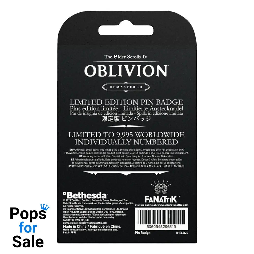 The Elder Scrolls IV: Oblivion Pin Badge Adoring Fan