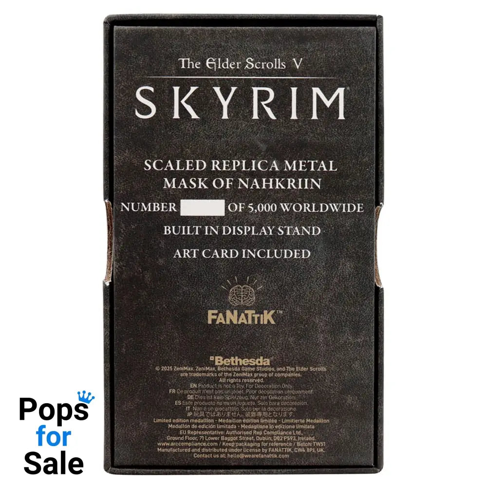 The Elder Scrolls V Replica Skyrim Nahkriin Dragon Priest Mask Limited Edition