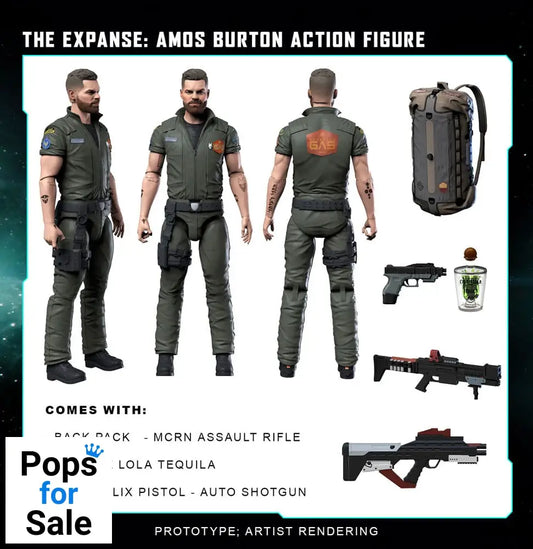 The Expanse Action Figure Amos Burton 20 cm Action figures