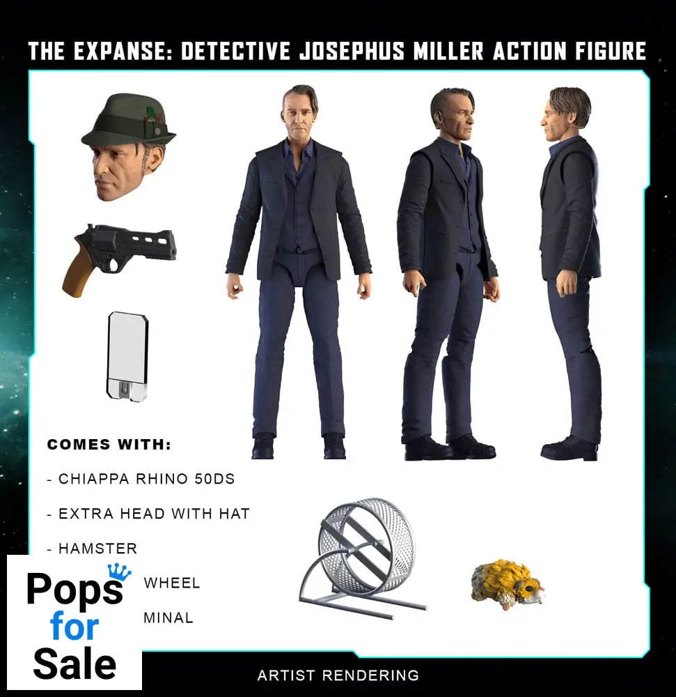 The Expanse Action Figure Detective Josephus Miller 20 cm Action figures