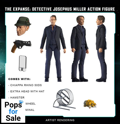 The Expanse Action Figure Detective Josephus Miller 20 cm Action figures