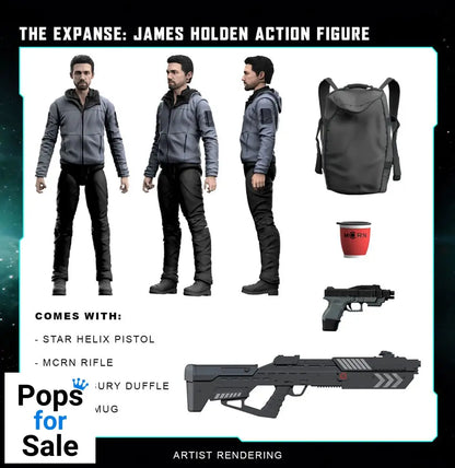 The Expanse Action Figure James Holden 20 cm Action figures
