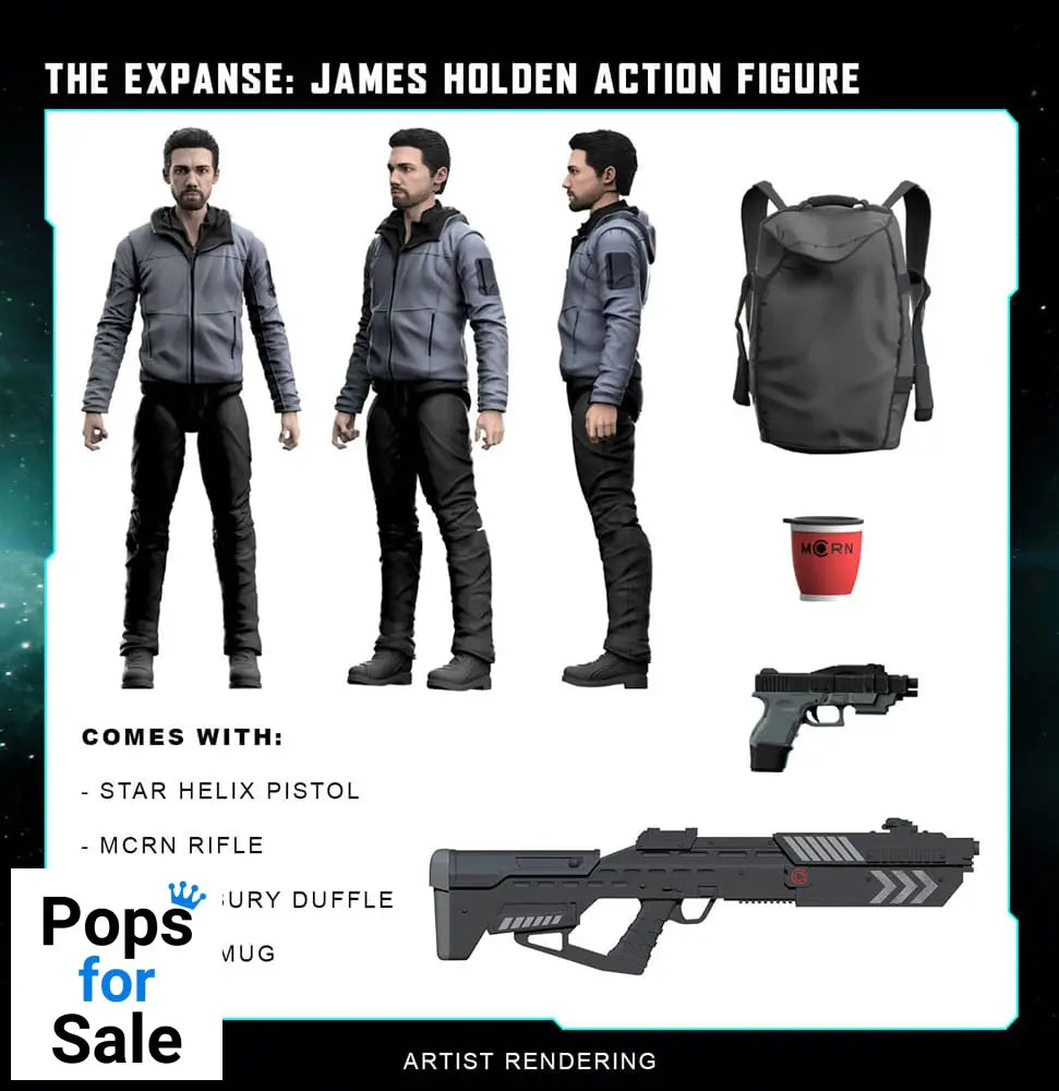 The Expanse Action Figure James Holden 20 cm
