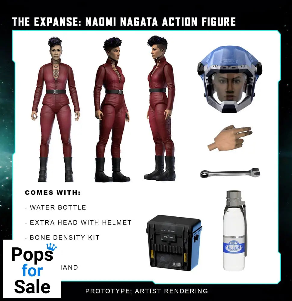 The Expanse Action Figure Naomi Nagata 20 cm Action figures