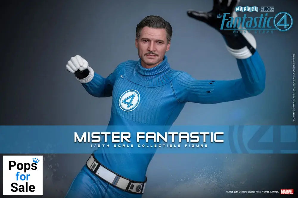 The Fantastic Four: First Steps Movie Masterpiece Action Figure 1/6 Mister Fantastic 30 cm