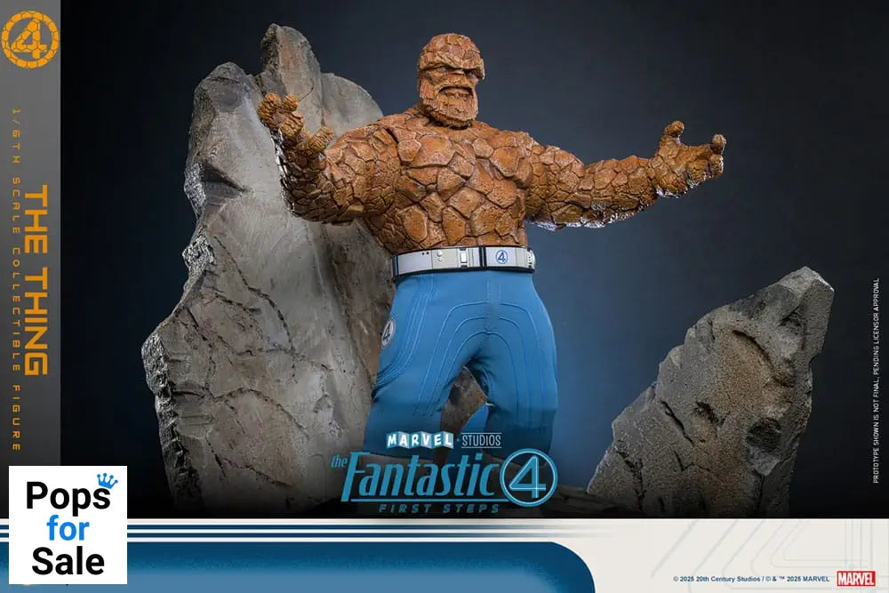 The Fantastic Four: First Steps Movie Masterpiece Action Figure 1/6 The Thing 31 cm