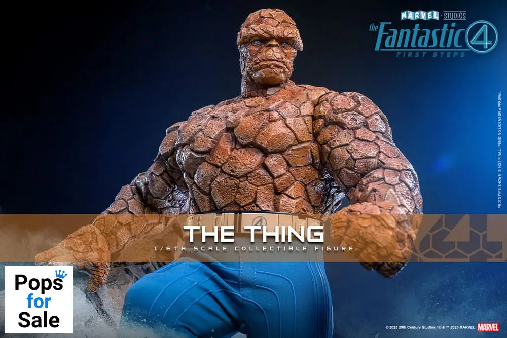 The Fantastic Four: First Steps Movie Masterpiece Action Figure 1/6 The Thing 31 cm