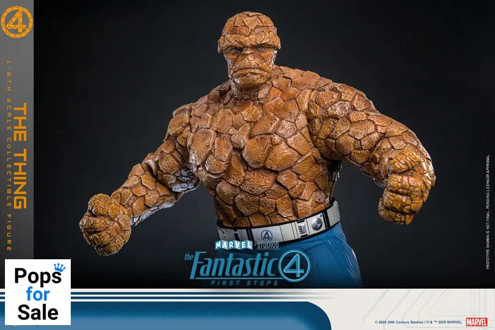 The Fantastic Four: First Steps Movie Masterpiece Action Figure 1/6 The Thing 31 cm