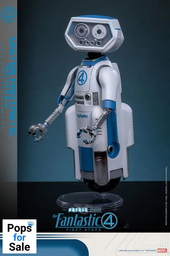 The Fantastic Four: First Steps Movie Masterpiece Action Figure 2-Pack 1/6 Mister Fantastic & H.E.R.B.I.E. 30 cm