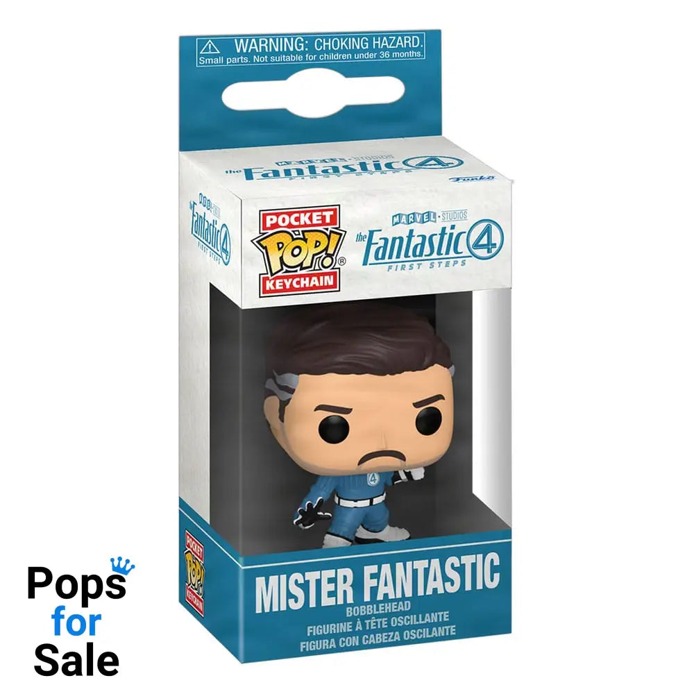The Fantastic Four: First Steps POP! Vinyl Keychains 4 cm Mister Fantastic Display (12)